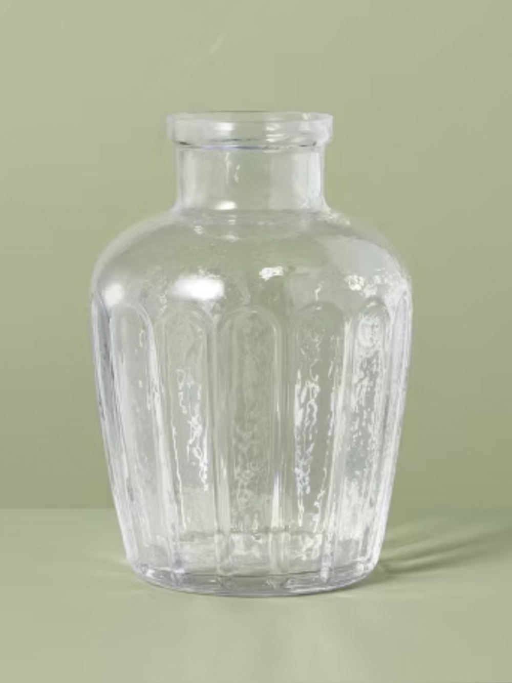 10” Clear Glass Decorative Vase - Hearth & Hand with Magnolia